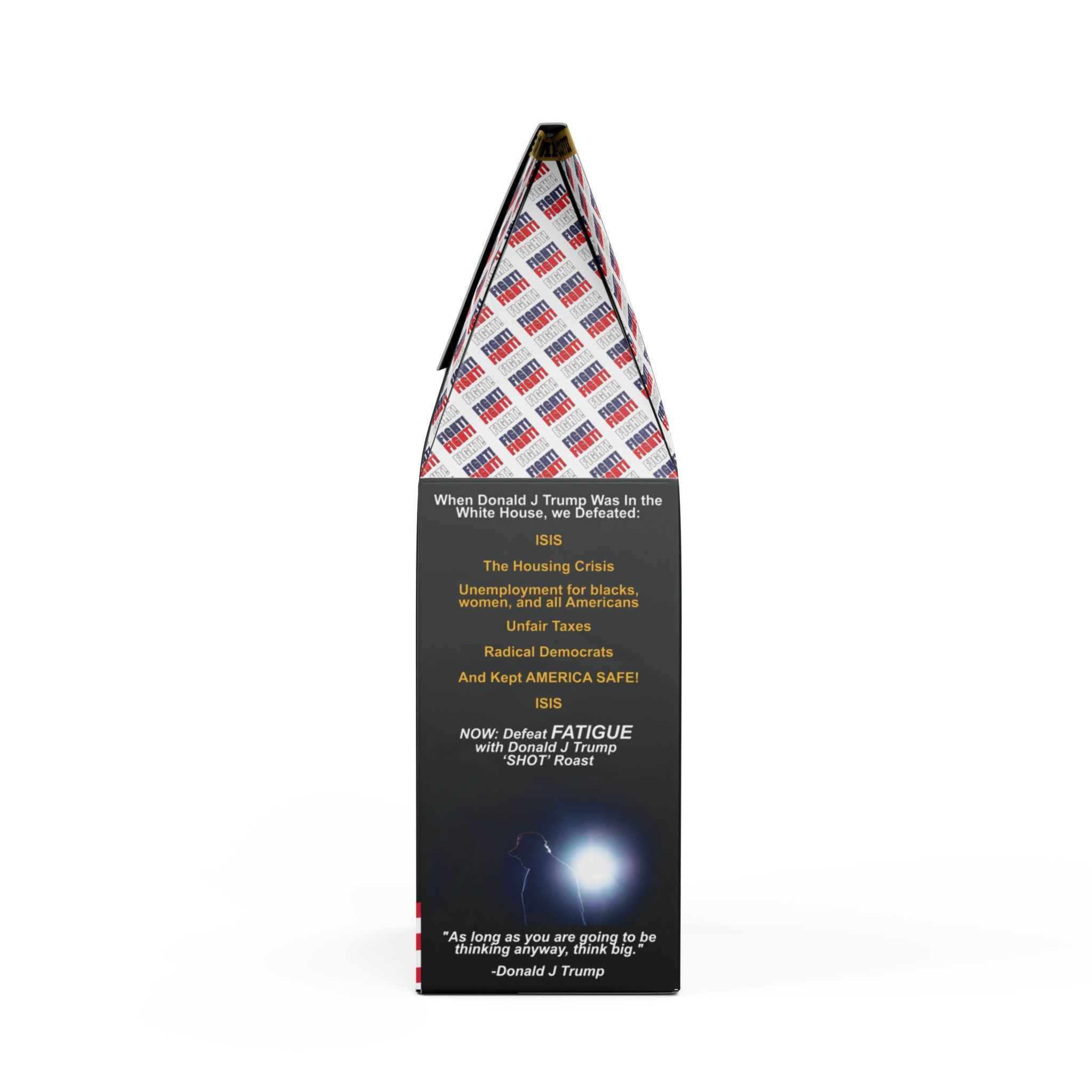 Donald J. Trump SHOT ROAST Coffee Bitterroot Coffee Blend (Dark French Roast)